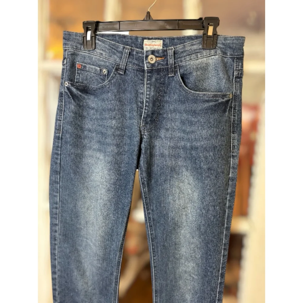 Weatherproof Vintage Men’s 32x29 Blue Slim Fit Stretch Denim Jeans Rugged Casual